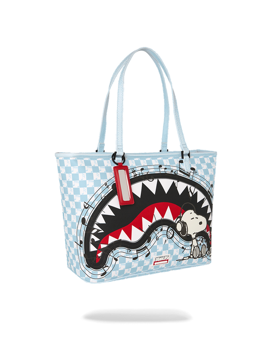 SPRAYGROUND® TOTE PEANUTS SNOOPY TUNED UP & TUNED OUT TOTE