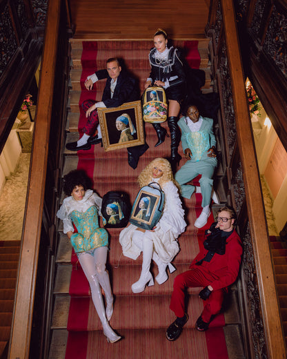 SPRAYGROUND® BACKPACK MAURITSHUIS MUSEUM 3D FRAME GIRL WITH A PEARL EARRING COLLAB BACKPACK