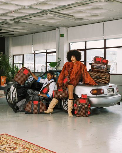 SPRAYGROUND® DUFFLE RED REDEMPTION MINI DUFFLE