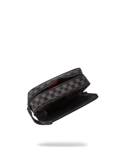 SPRAYGROUND® TOILETRY XTC GREY SHARKS IN PARIS TOILETRY BAG