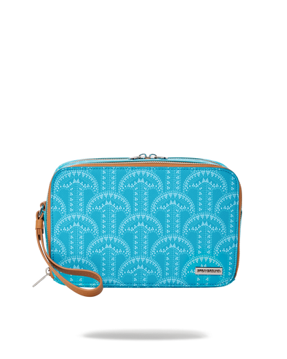 SPRAYGROUND® TOILETRY ILLUCHAINS TURQ TOILETRY BAG