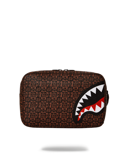 SPRAYGROUND® TOILETRY FRENZY SHARKS TOILETRY BAG