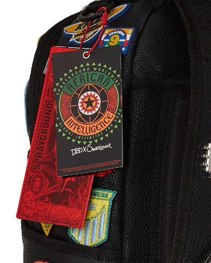 SPRAYGROUND® BACKPACK A.I. THE 54 (PATCHES OF AFRICA) CARGO BACKPACK