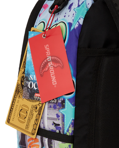 SPRAYGROUND® BACKPACK KARMA'S WORLD TURN UP THE VOLUME BACKPACK