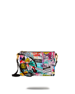 SPRAYGROUND® POUCHETTE CREATE ANOTHER DAY CROSSOVER CLUTCH W/ SHOULDER STRAP