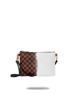 SPRAYGROUND® POUCHETTE SPRAYSHARKS WORLDWIDE CROSSOVER CLUTCH W/ SHOULDER STRAP