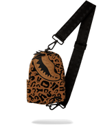 SPRAYGROUND® SLING CHEETAH CHENILLE BACKPACK SLING