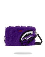 SPRAYGROUND® POUCHETTE FURZILLA SHARK (PURP) CROSSOVER CLUTCH