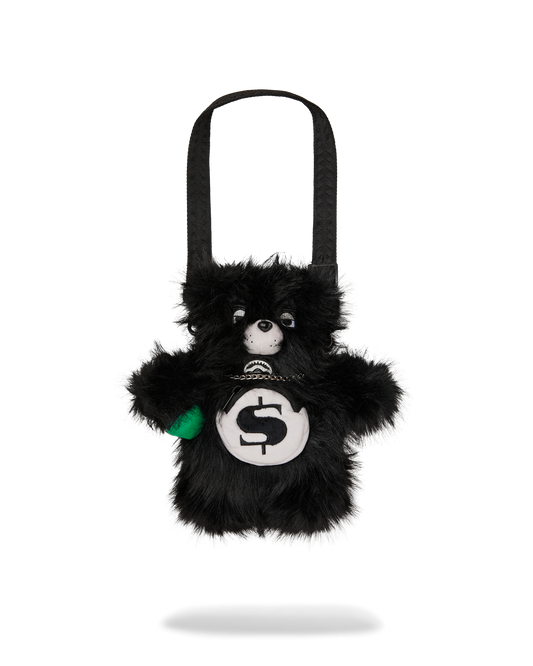 SPRAYGROUND® BACKPACK FUR CRAY BLACK BEAR CUB BACKPACK