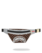 SPRAYGROUND® CROSSBODY CREAM AND BROWN TEAR CHECK SAVVY CROSSBODY