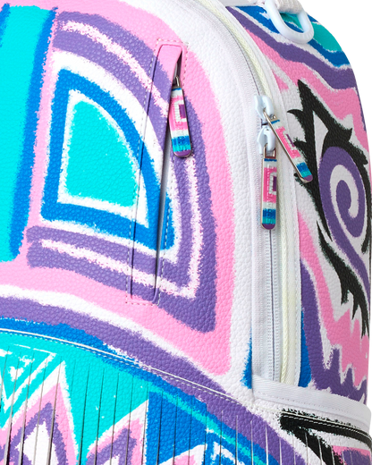 SPRAYGROUND® BACKPACK A.I. AFRICAN INTELLIGENCE MOTIVATED MOTION BACKPACK - SANDFLOWER COLLAB