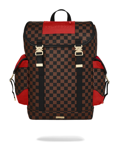 SPRAYGROUND® BACKPACK RED REDEMPTION MONTE CARLO BACKPACK
