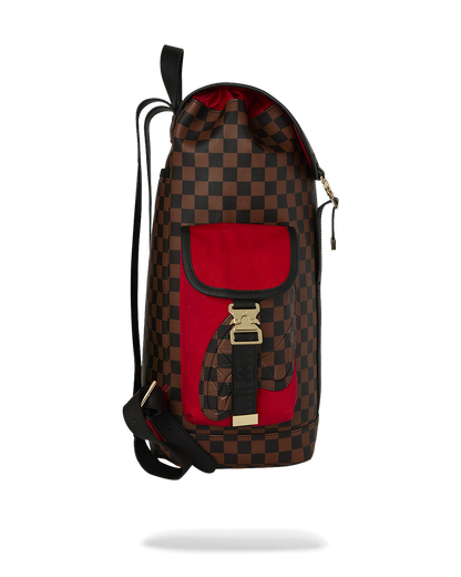 SPRAYGROUND® BACKPACK RED REDEMPTION MONTE CARLO BACKPACK