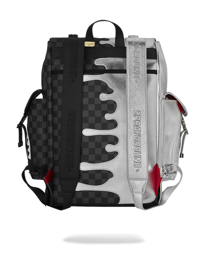 SPRAYGROUND® BACKPACK SILVER SIDE DRIP MONTE CARLO BACKPACK