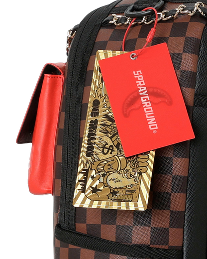 SPRAYGROUNDÂ® BACKPACK HANGING POCKETS MIX UP BACKPACK