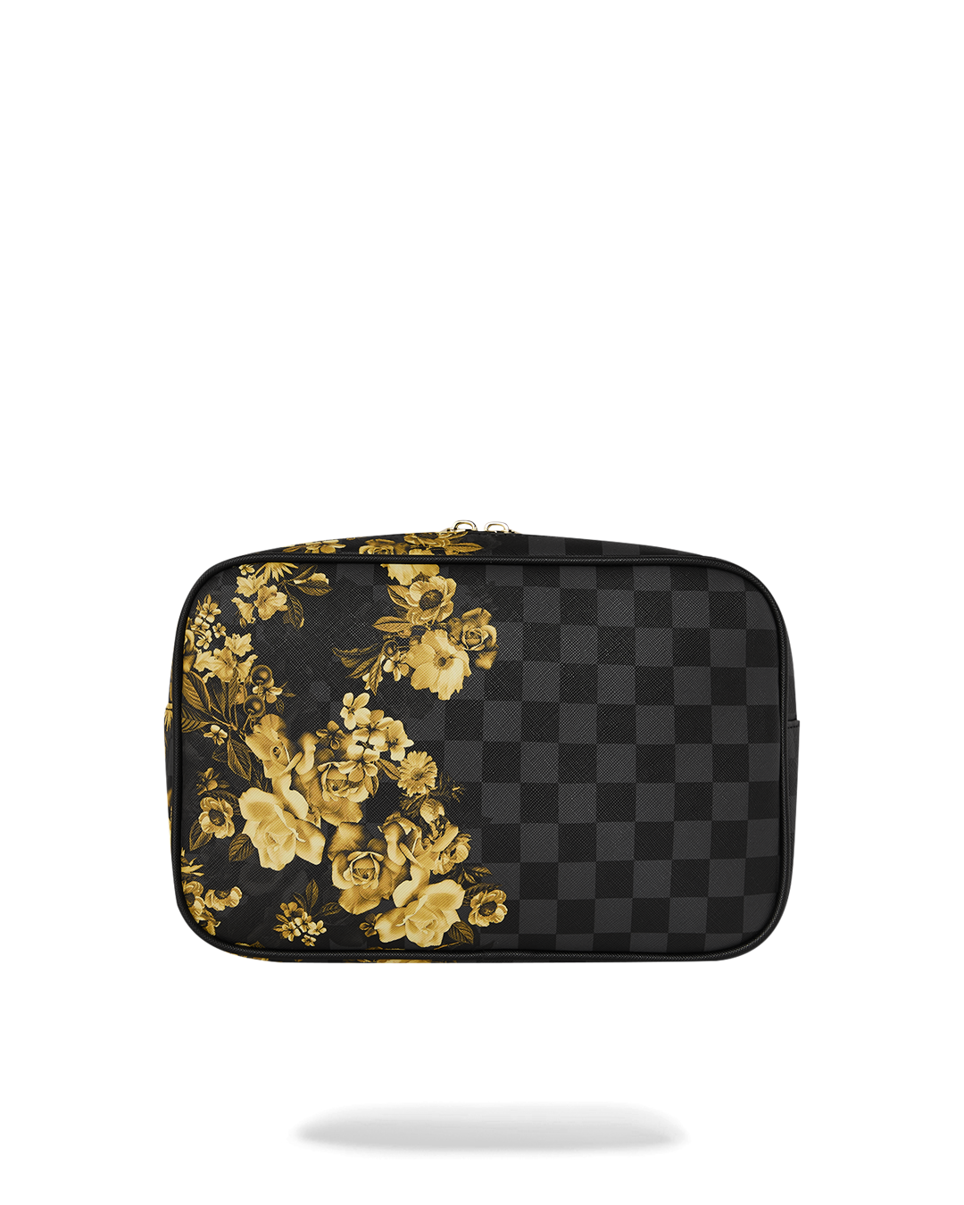 SPRAYGROUND® TOILETRY GOLD FLORAL REMIX TOILETRY BRICK