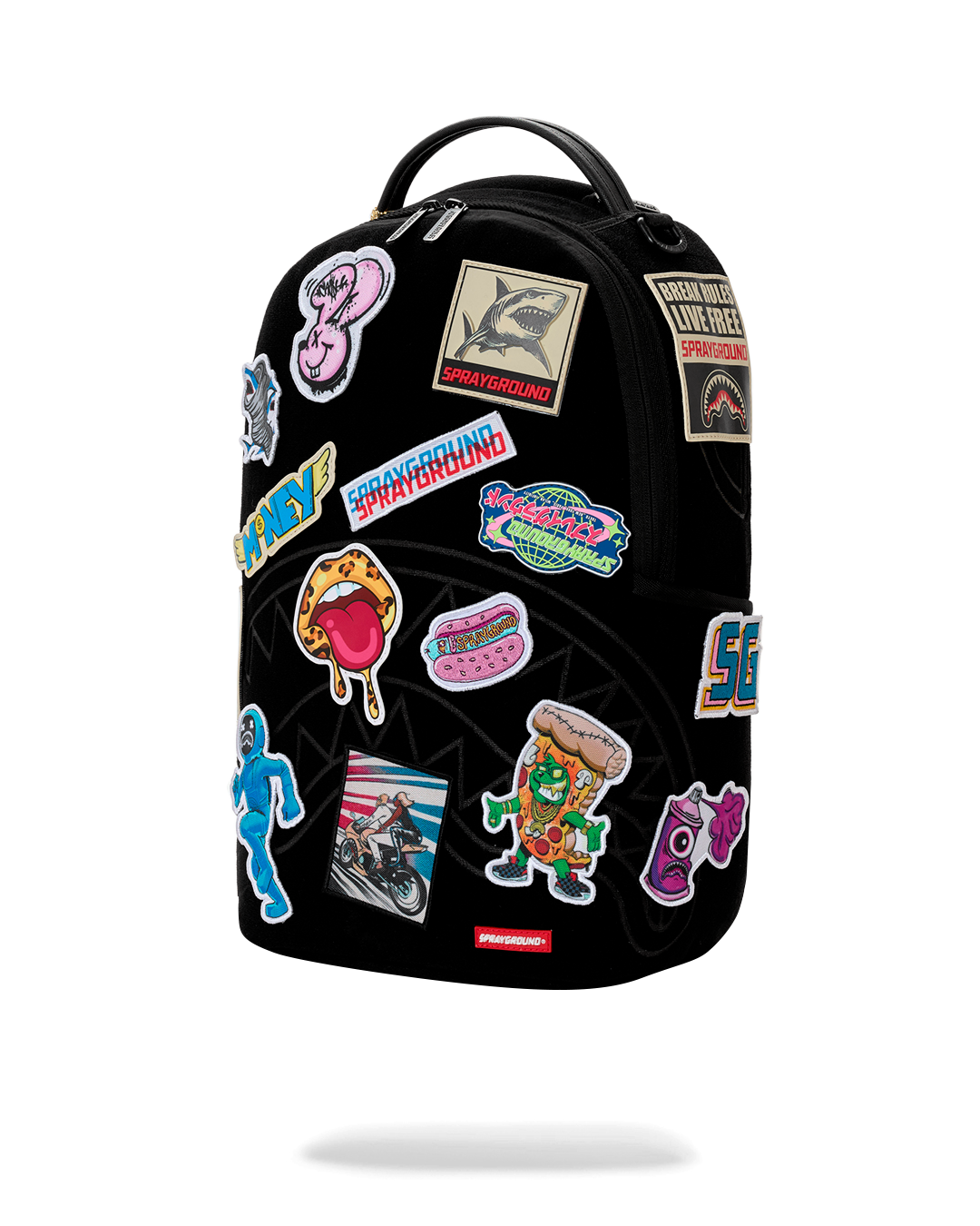 SPRAYGROUND® BACKPACK BUNCH OF VELCRO PATCHES TO MAKE YOUR BACKPACK