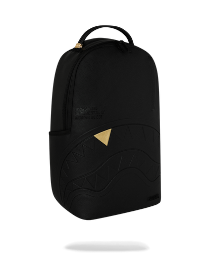 SPRAYGROUNDÂ® BACKPACK BLACKED OUT EMBOSSED GOLD TOOTH BACKPACK