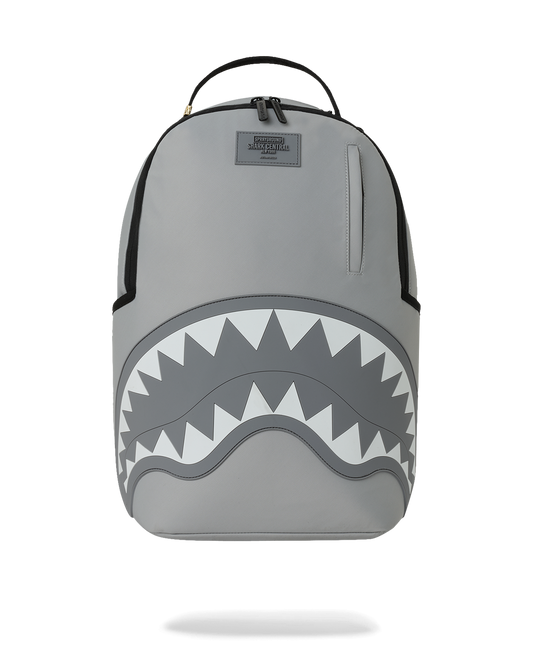SPRAYGROUNDÂ® BACKPACK SHARK CENTRAL TONAL GRAY NYLON BACKPACK