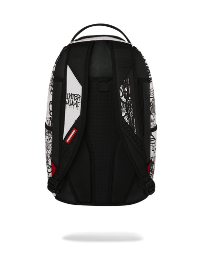 SPRAYGROUND® BACKPACK MLS COLLAB - INTERMIAMI STREETART (WHT) DLXSV BACKPACK