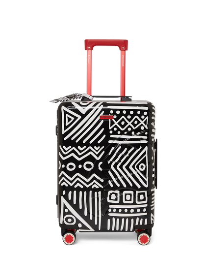 SPRAYGROUND® LUGGAGE A.I.8 AFRICAN INTELLIGENCE - ORIGIN STORY SHARKNAUTICS HARDSHELL CARRY-ON LUGGAGE