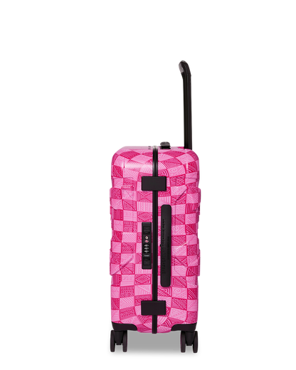 SPRAYGROUND® LUGGAGE A.I. AFRICAN INTELLIGENCE THE SUNSET RESET CARRY ON LUGGAGE - SANDFLOWER COLLAB