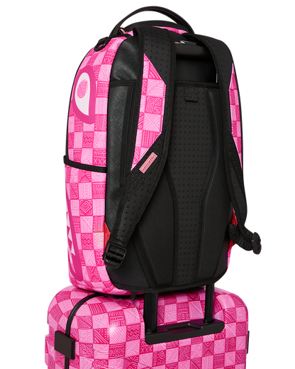 SPRAYGROUND® LUGGAGE A.I. AFRICAN INTELLIGENCE THE SUNSET RESET CARRY ON LUGGAGE - SANDFLOWER COLLAB
