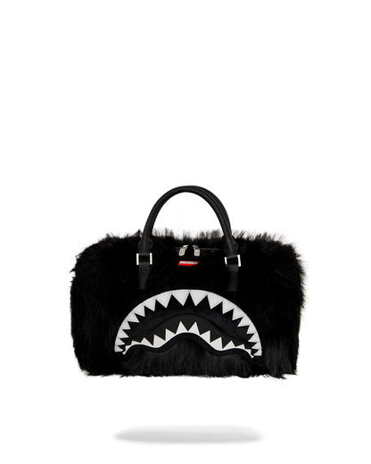 SPRAYGROUND® DUFFLE FUR CRAY BLACK MINI DUFFLE