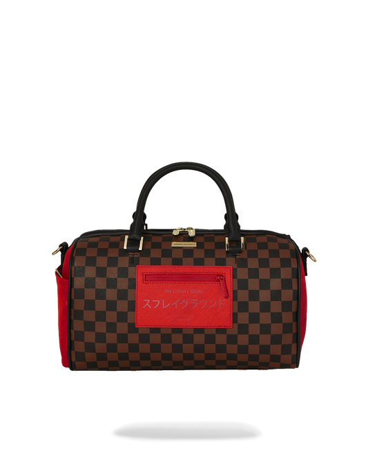 SPRAYGROUND® DUFFLE RED REDEMPTION MINI DUFFLE