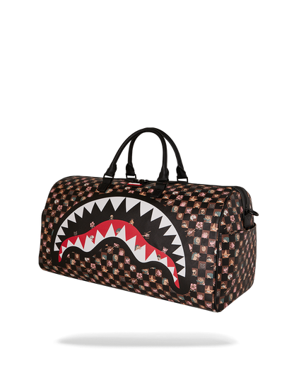 SPRAYGROUND® DUFFLE PEEKING CHARACTERS REMIX DUFFLE