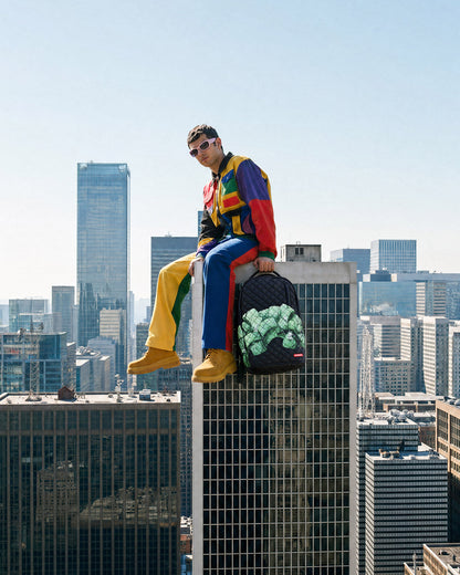 SPRAYGROUNDÂ® BACKPACK PAINTED QUILT MONEY BACKPACK