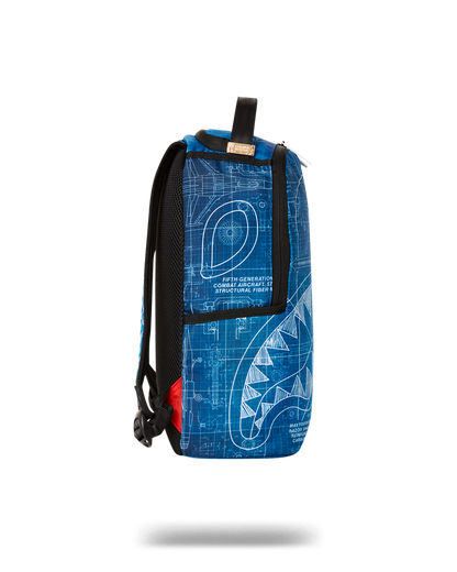 SPRAYGROUND® BACKPACK MINI SCHEMATICS SHARK BACKPACK