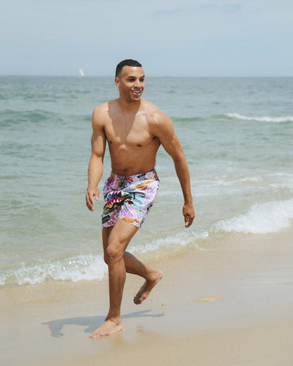 SPRAYGROUND® SWIM CREATE ANOTHER DAY SWIM SHORTS