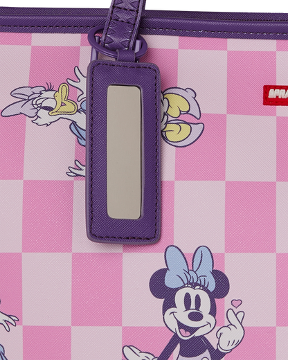 SPRAYGROUND® TOTE DISNEY MINNIE DAISY CHECK TOTE