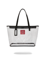SPRAYGROUND® TOTE DRIP CHECK FULLY CLEAR TOTE