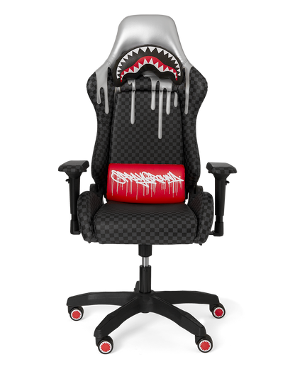 SPRAYGROUND® GAMING CHAIR PLATNIUM DRIPS SHARK CHAIR