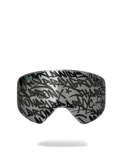SPRAYGROUND® APPAREL GRAFFITI SKI GOGGLES SET (3 INTERCHANGEABLE LENSES)