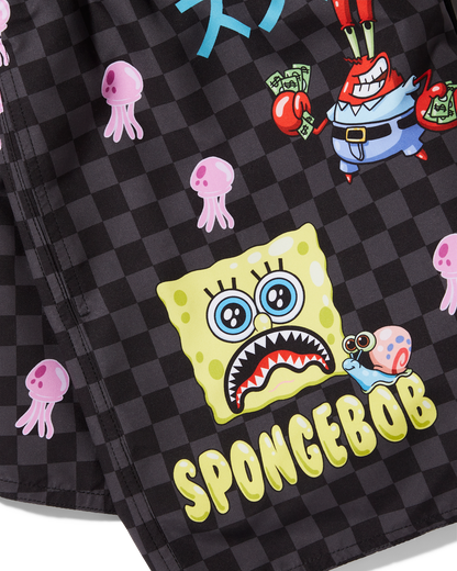 SPRAYGROUND® SWIM SPONGEBOB TOKYO BUBBLE SWIM SHORTS