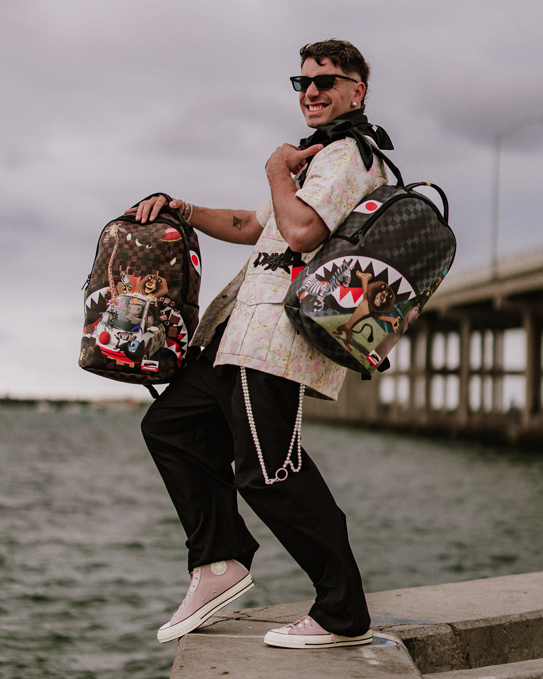 SPRAYGROUND® BACKPACK MADAGASCAR ROLLIN THRU DLXSV BACKPACK