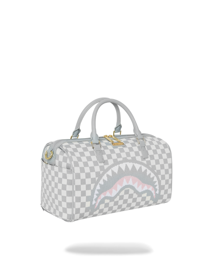 SPRAYGROUND® DUFFLE KNIT SHARKS IN PARIS IN CREAM MINI DUFFLE