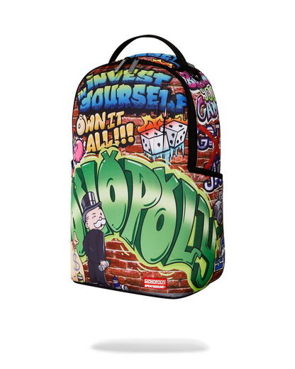 SPRAYGROUND® BACKPACK MONOPOLY GRAFFITI GOLD RUSH DLXR BACKPACK