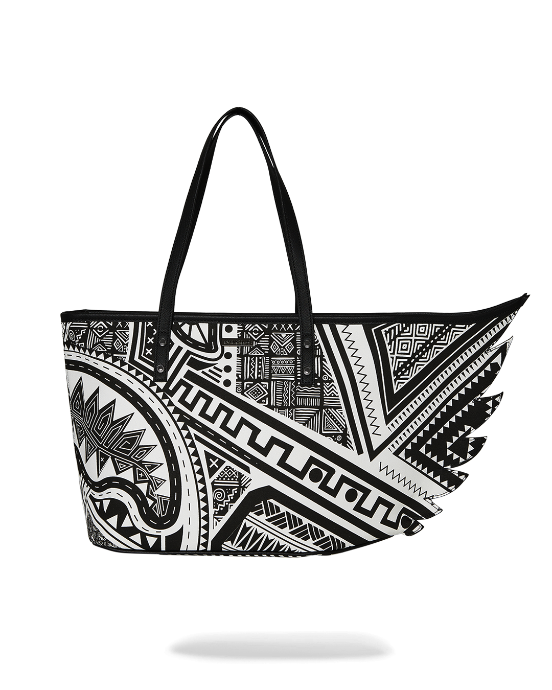 SPRAYGROUND® TOTE A.I. AFRICAN INTELLIGENCE THE SKYHAWK WING TOTE - SANDFLOWER COLLAB