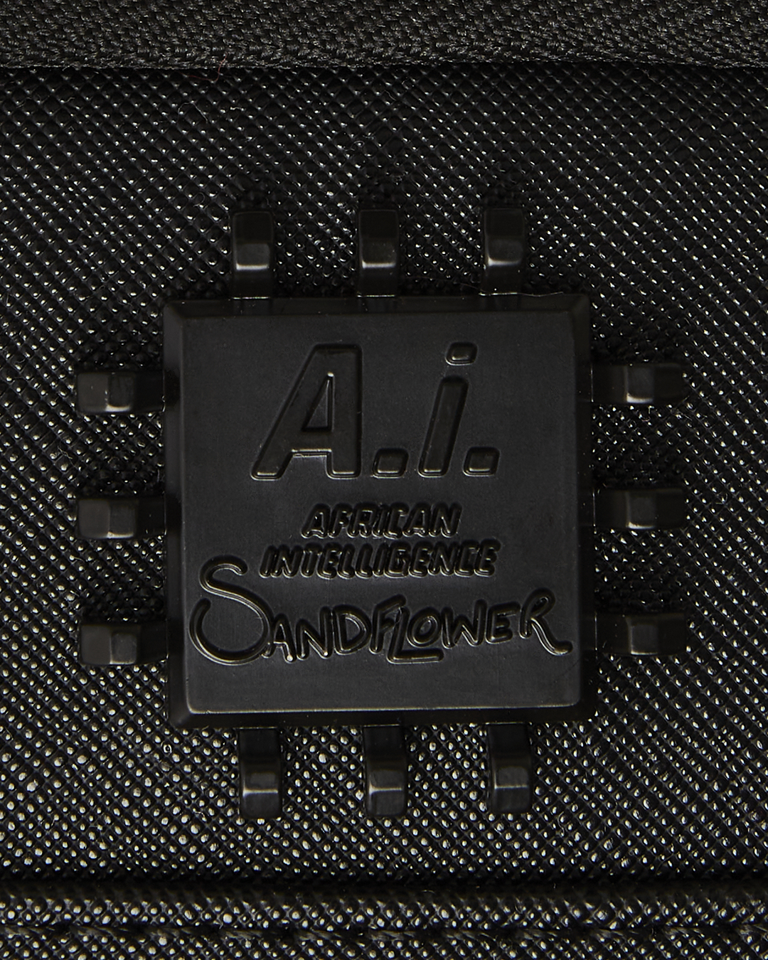 SPRAYGROUND® BACKPACK A.I. AFRICAN INTELLIGENCE SHARKS OF THE GOLD OCEAN BACKPACK - SANDFLOWER COLLAB