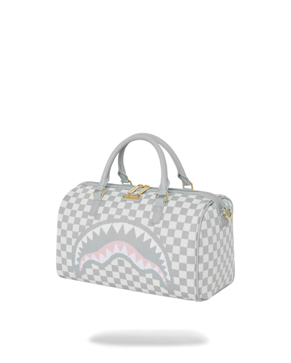 SPRAYGROUND® DUFFLE KNIT SHARKS IN PARIS IN CREAM MINI DUFFLE