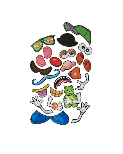 SPRAYGROUND® BACKPACK MR. POTATO HEAD VELCRO PATCH MIX-IT-UP DLXSV BACKPACK