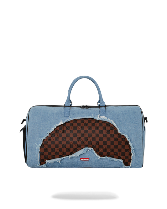 SPRAYGROUND® DUFFLE DENIM SHARK DUFFLE