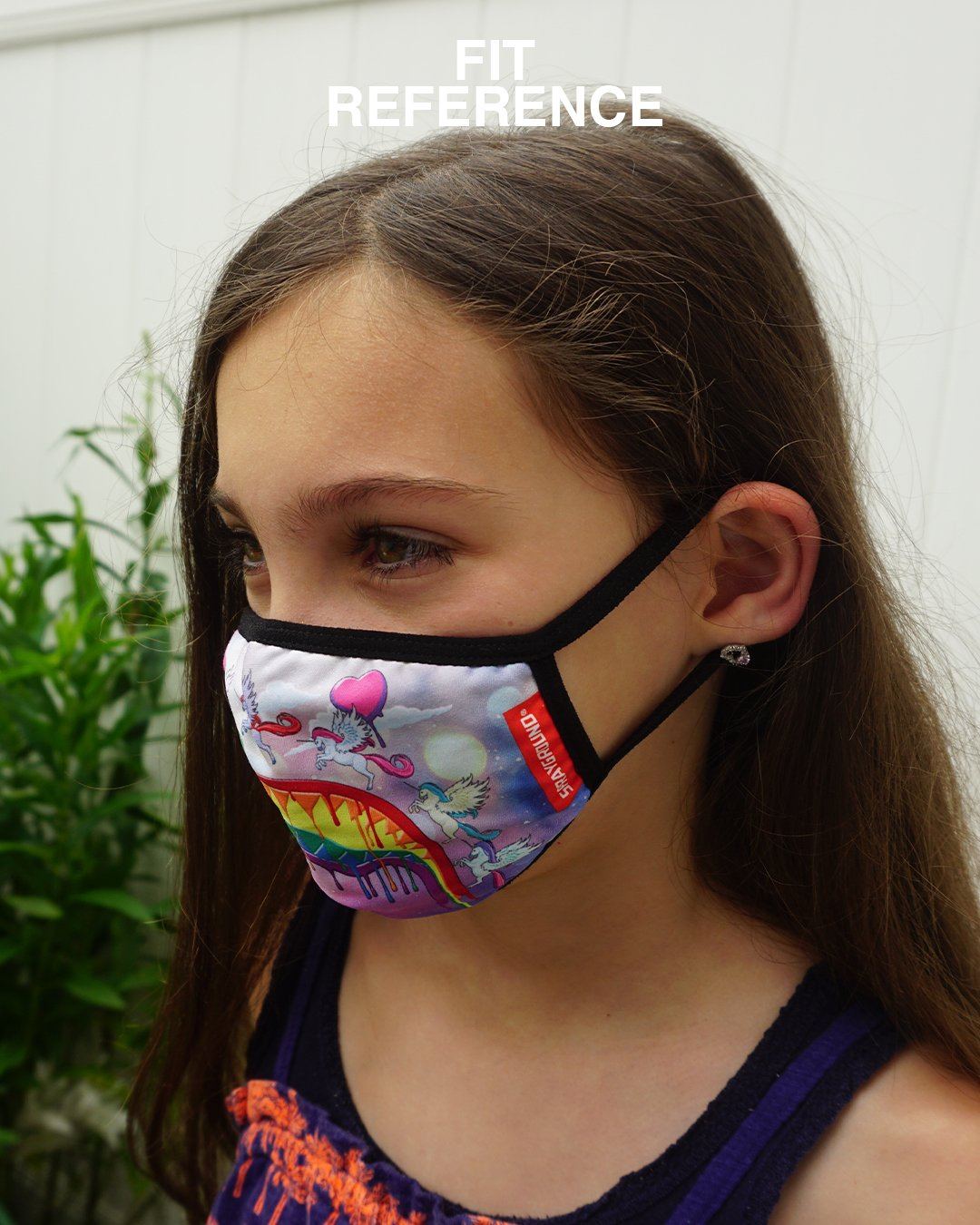 SPRAYGROUND® FASHION MASK KIDS FORM FITTING MASK: PARIS VS MILAN