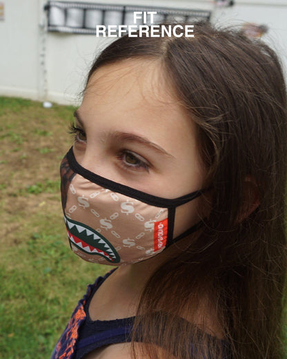 SPRAYGROUND® FASHION MASK KIDS FORM FITTING MASK: SPUCCI LEOPARD